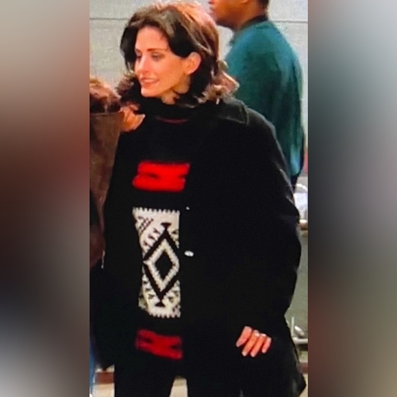 Rare Vintage 90s Sweater ASO Monica in Friends - Picture 2 of 4